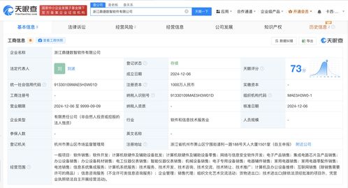 鼎捷數(shù)智在浙江成立軟件公司，注冊(cè)資本1000萬元助力科技發(fā)展